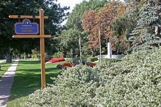 George's square park in summer daytime