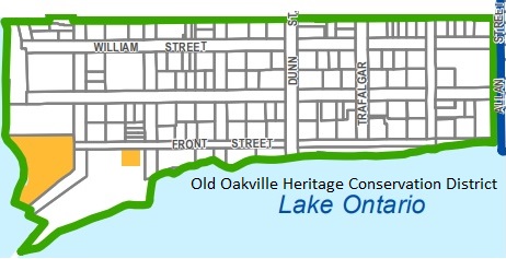 map of guided tour old oakville