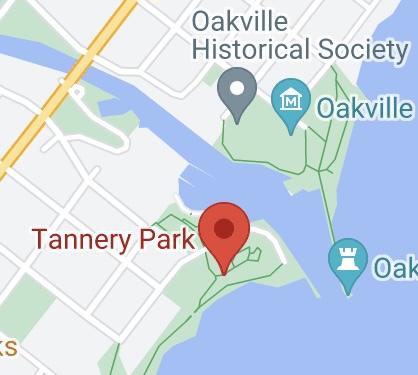 Google map screenshot of Tannery park with pin 