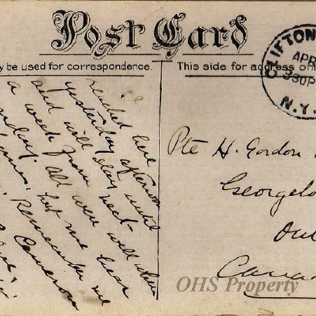 Munro Letters- 1915 Apr 1- from James E. Munro to Gordon Munro