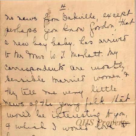 Munro Letters- 1915 Aug 26- from B. Fisher to Gordon Munro
