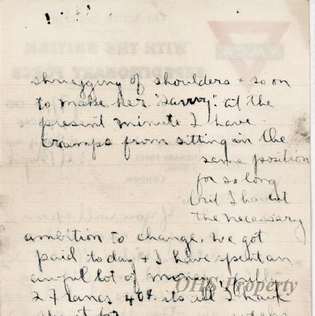 Munro Letters- 1915 Aug 7- from Gordon Munro to Jessie Munro