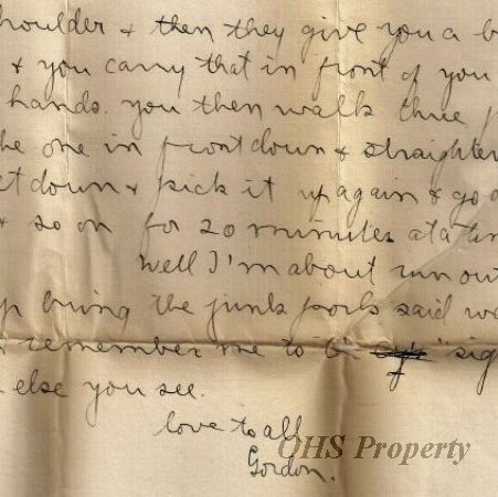 Munro Letters- 1915 Feb 19- from Gordon Munro to 