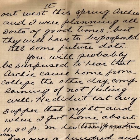 Munro Letters- 1915 Mar 17- from Florence to Gordon Munro