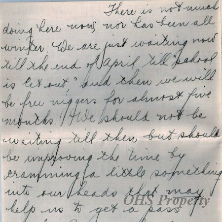 Munro Letters- 1915 Mar 24- from Isabel Cross to Gordon Munro