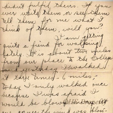 Munro Letters- 1915 Mar 24- from Isabel Cross to Gordon Munro