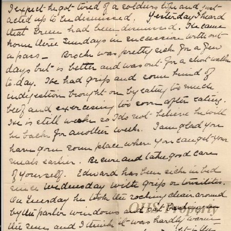 Munro Letters- 1915 Mar 24- from Jessie Munro to Gordon Munro