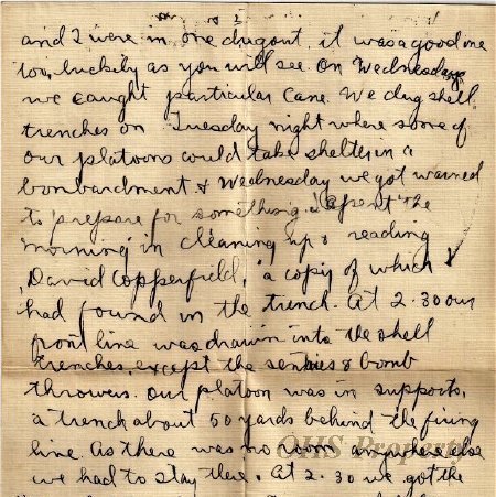 Munro Letters- 1915 Oct. 15- from Gordon Munro to Jessie Munro