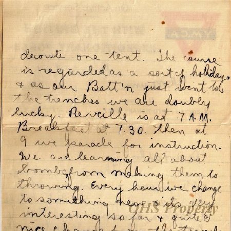 Munro Letters- 1915 Oct. 31- from Gordon Munro to James E. Munro