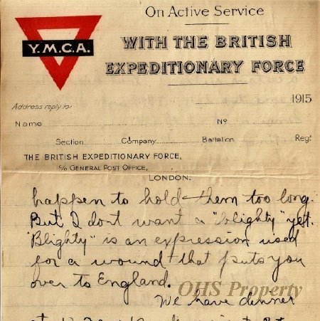 Munro Letters- 1915 Oct. 31- from Gordon Munro to James E. Munro