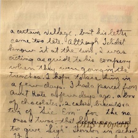 Munro Letters- 1915 Oct. 31- from Gordon Munro to James E. Munro
