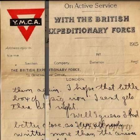 Munro Letters- 1915 Oct. 31- from Gordon Munro to James E. Munro