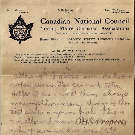 Munro Letters- 1915 Sep 10- from Gordon Munro to Ethel Munro