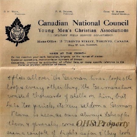 Munro Letters- 1915 Sep 8- from Gordon Munro to Arthur Melville Munro