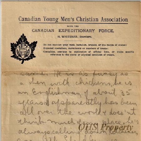 Munro Letters- 1916 Mar. 6- from Gordon Munro to James E. Munro