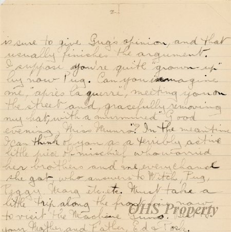 Munro Letters- 1916 Nov 29- from G. B. Chisholm to Margaret Munro