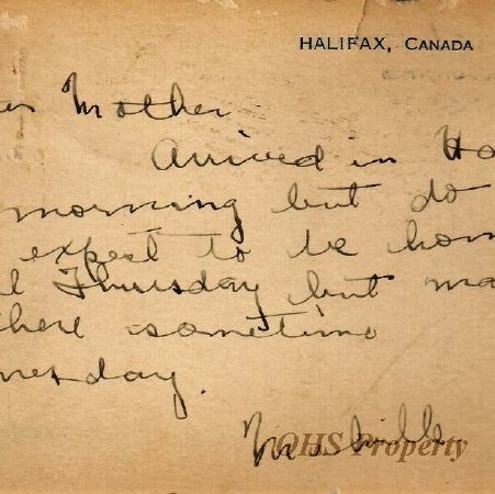 Munro letters- 1918 Dec 31-from Arthur Melville 
