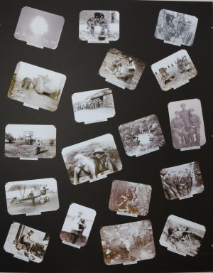 montage of photos from the era